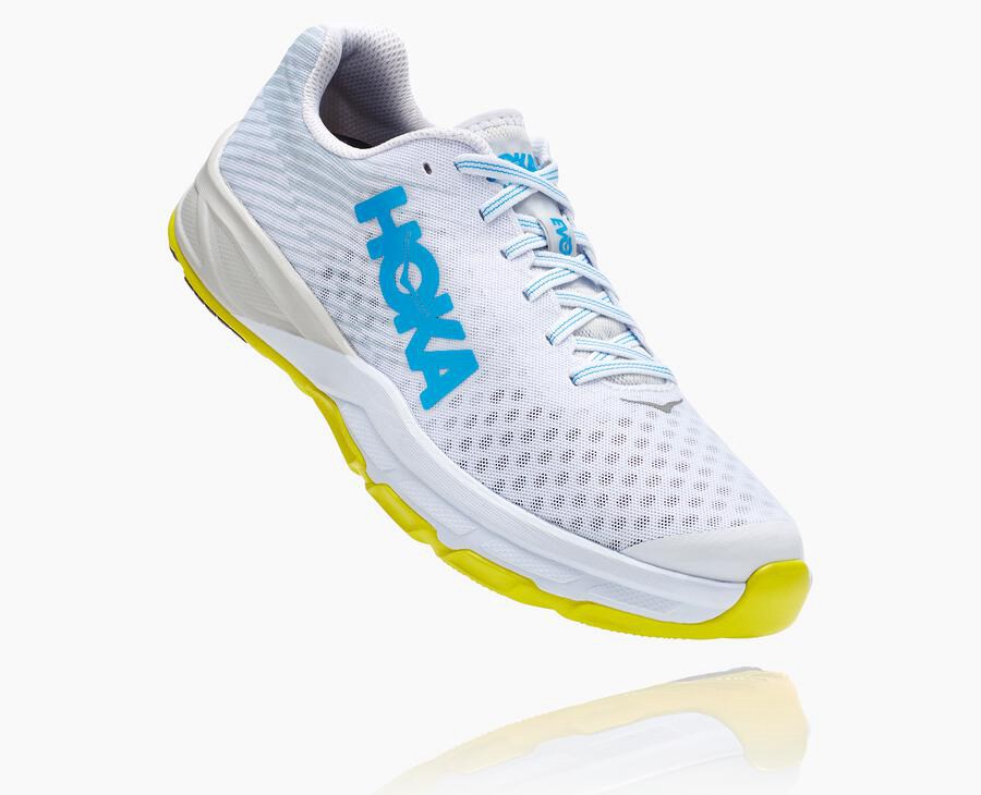 Hoka One One Running Shoes Mens White - EVO Carbon Rocket - 24136YNOF